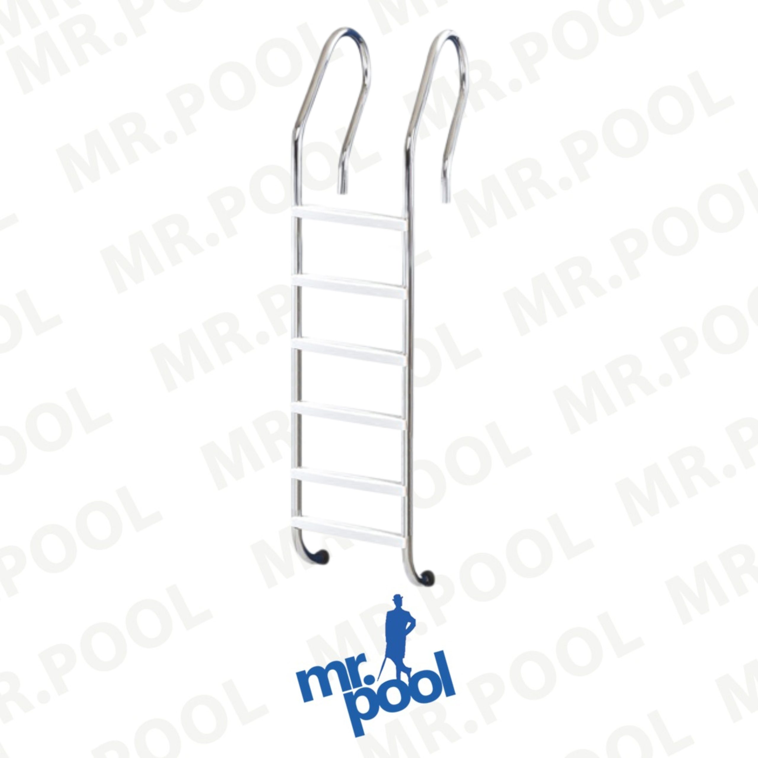 InShot_20240512_142830383 نردبان استخری شش پله استیل-پلاستیک کلاب - Image 1