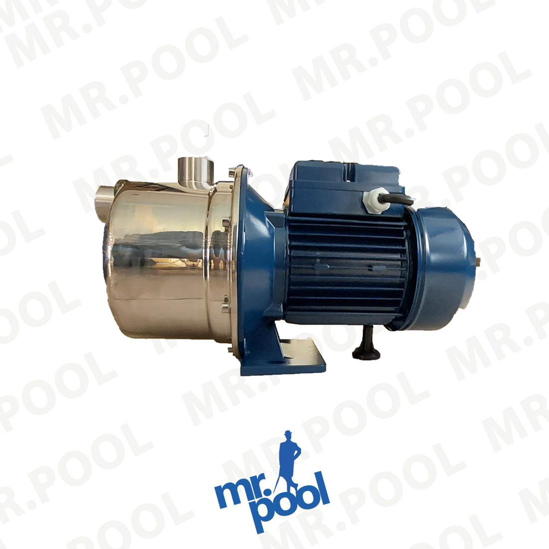 ch100 مسترپول پمپ جتی 1 اسب پروانه استیل MRPOOL مدل CH100S - Image 1